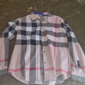 Burberry Cotton Poplin Shirt, Beige